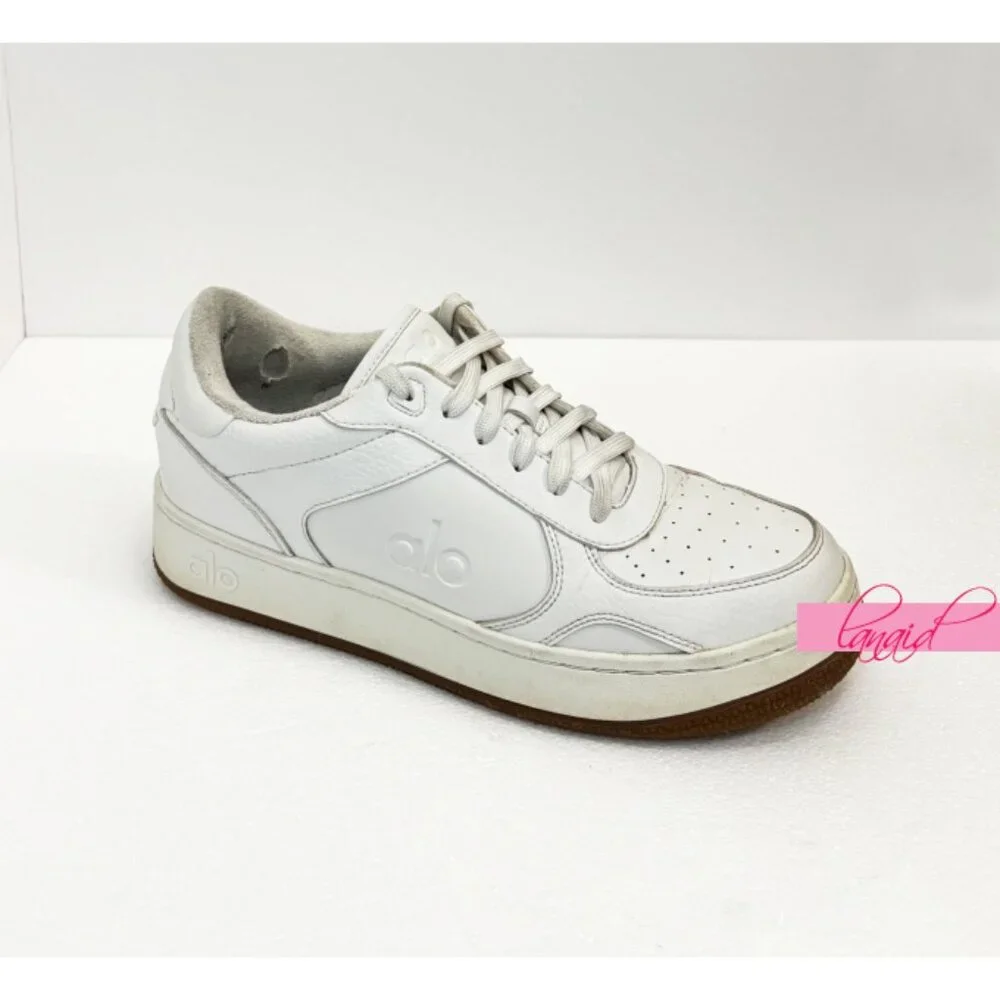Alo Recovery Mode Sneakers Natural White Gum Tan Sporty Sports Athletic Shoes
